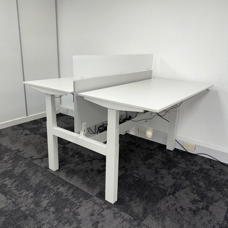 Used Steelcase Migration Electric Height Adjustable Bench Desk