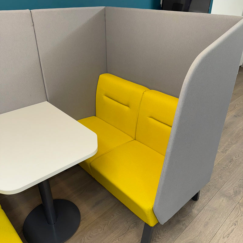 Used 4 Person Acoustic Booth with Central Table