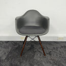 Used Vitra Eames Plastic Upholstered Seat Armchair RE DAW