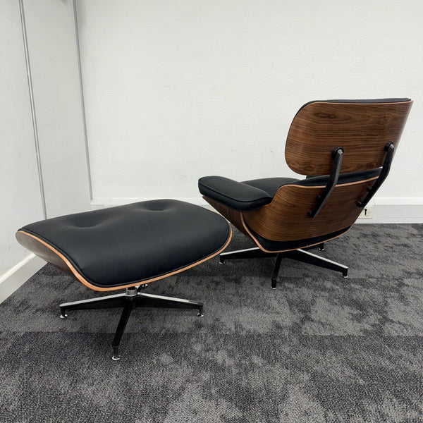 New Vitra Eames Style Lounge Chair with Ottoman