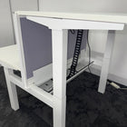 Used Double Electric Bench Desk with Screen and Cable Tray