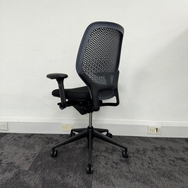 Reupholstered Orangebox Ara Task Chair