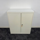 Used Senator Off White Steel Storage Cupboard