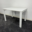 Used Senator White Single Bench Desk