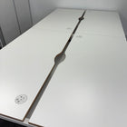 Used Narbutas Nova White Bench Desk with Desktop Power and Cable Tray
