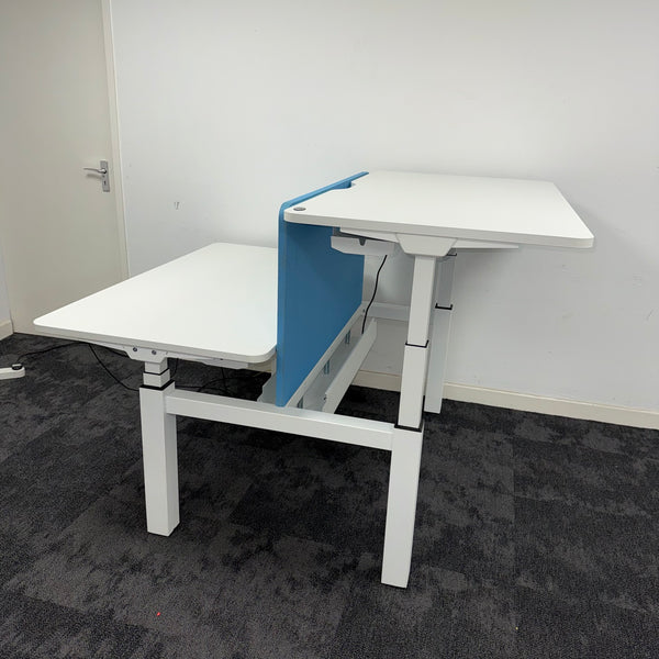Used Dual Motor Back To Back Height Adjustable Desk