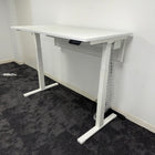 Used Steelcase Migration Height Adjustable Desk with Cable Tray and Modesty Panel
