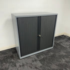 Used Mid-Height Tambour Storage Unit with Key