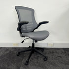 Used Grey Mesh Task Chair with Foldaway Arms