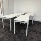 New Cancelled Order White Single Bench Desk 1200x600