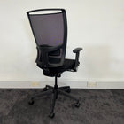 Used Fully Adjustable Mesh Task Chair - Reupholstered in New Fabric