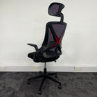 New Capitan Office Chair with Mesh Back Lumbar and Folding Arms Black