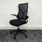 New High Back Mesh Task Chair with Folding Arms