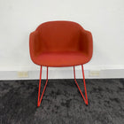 Used Muuto Upholstered Tub Chair Meeting Set with Table