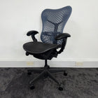 Used Herman Miller Mirra Full Spec with Flexi Front - Blue and Black