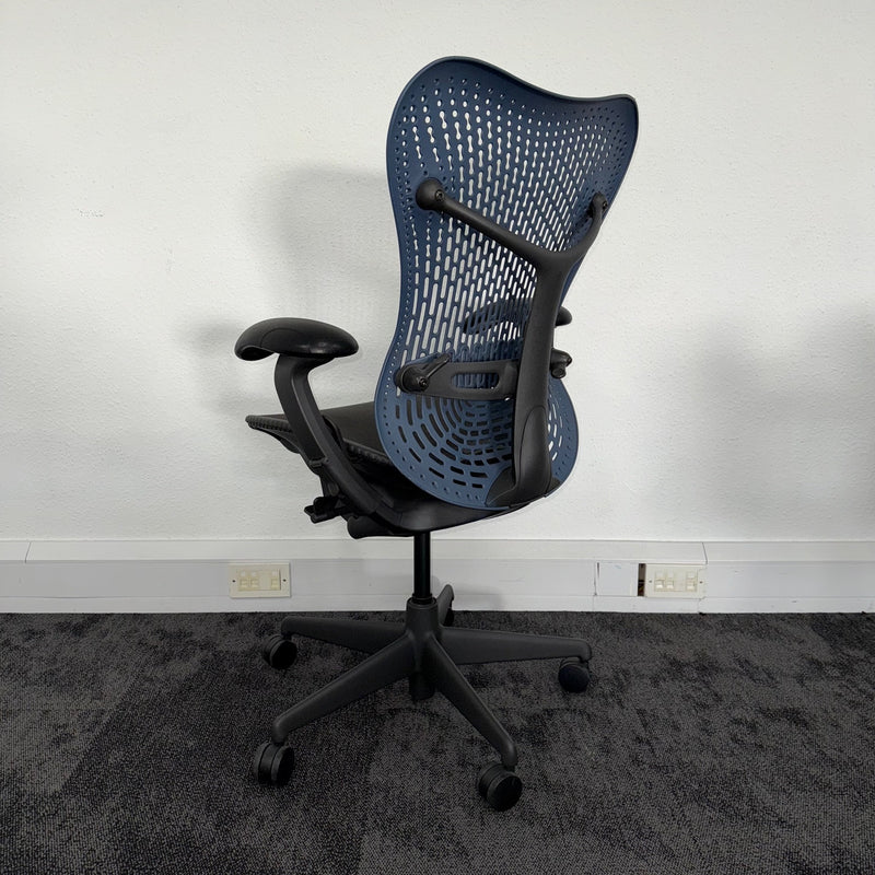 Used Herman Miller Mirra Full Spec - Black + Blue