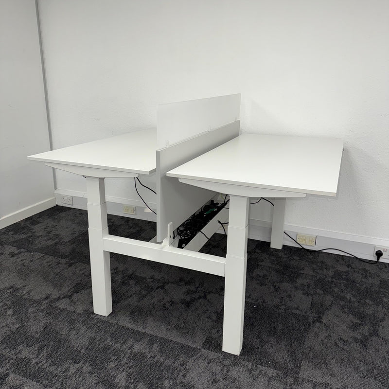 Used Steelcase Migration Electric Height Adjustable Bench Desk