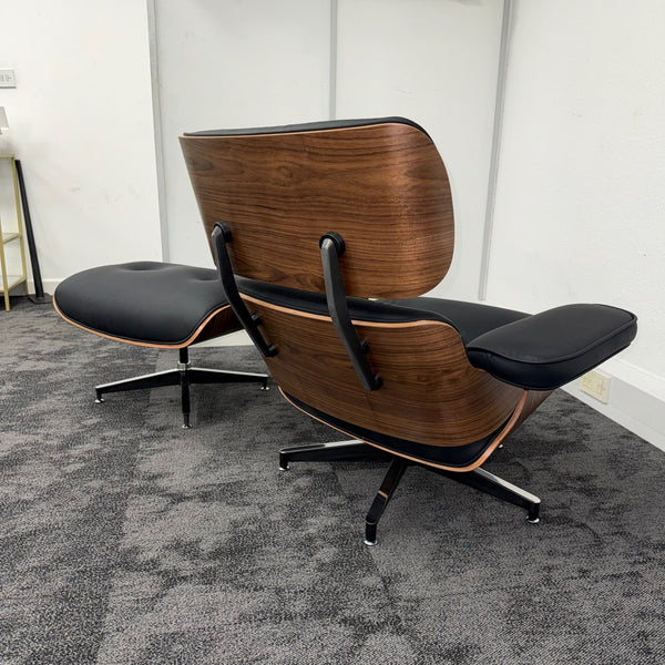 New Vitra Eames Style Lounge Chair with Ottoman