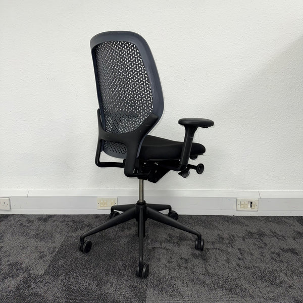 Reupholstered Orangebox Ara Task Chair