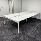 Used Herman Miller Bench Desk with Cable Tray