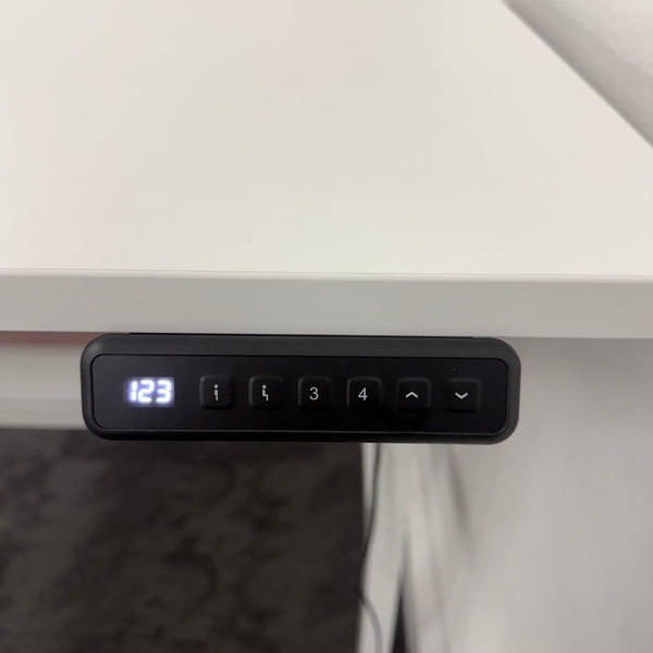 Height Adjustable Electric Bench Desk Complete Setup