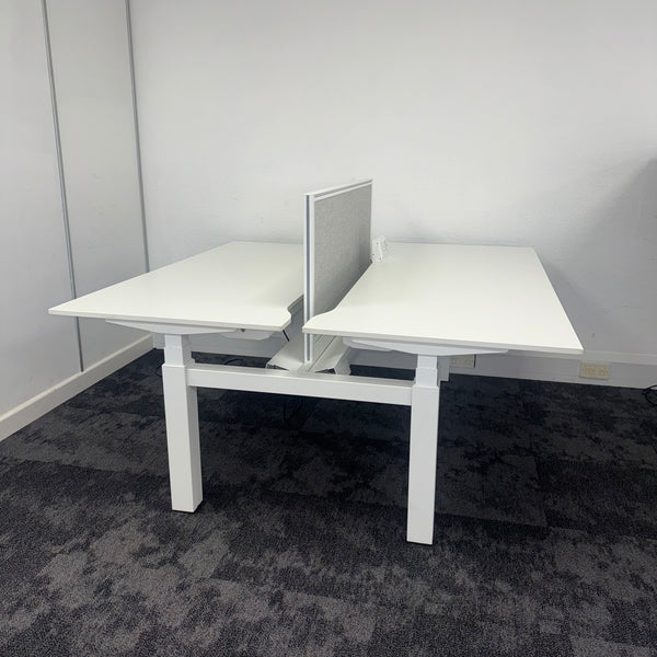 Used Techo Lift Sit Stand Electric Bench Desk - Fully Loaded