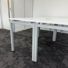 New Cancelled Order White Single Bench Desk 1200x600