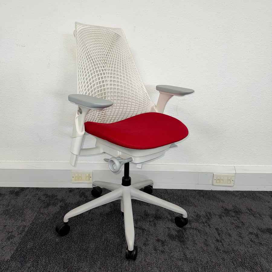 Used Herman Miller Sayl Full Spec with 3D Arms - RED