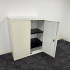 Used Senator Off White Steel Storage Cupboard