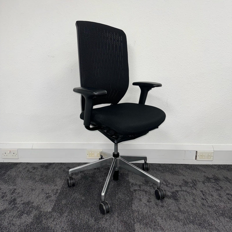 Used Steelcase Evolve Black Mesh Task Chair