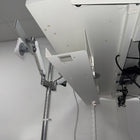 Used Senator Chemistry Electric Bench Desk with Humanscale Dual Monitor Arms