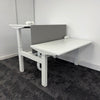Used Herman Miller Ratio Double Electric Desk - Fully Loaded