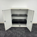 Used Senator Off White Steel Storage Cupboard