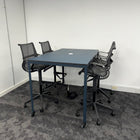 Used Herman Miller and Icons Of Denmark High Table Set with Setu Chairs
