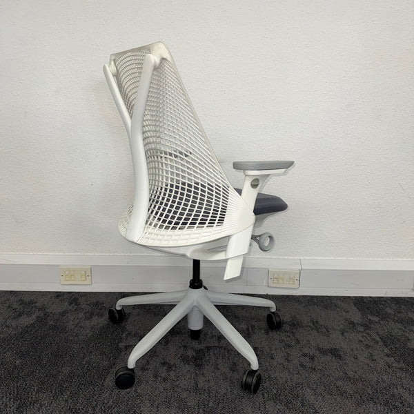 Used Herman Miller Sayl Full Spec with 3D Arms - Grey+White