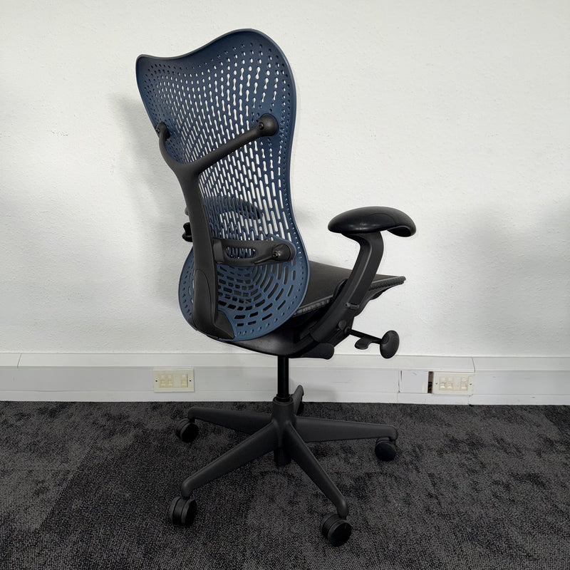 Used Herman Miller Mirra Full Spec - Black + Blue