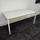 Used Narbutas Nova Single Bench Desk with Cable Tray and Desktop Power