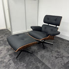 New Vitra Eames Style Lounge Chair with Ottoman