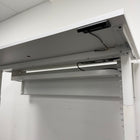 Used Steelcase Migration Height Adjustable Desk with Cable Tray and Modesty Panel