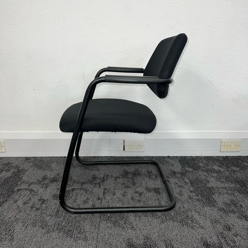 Used Black Cantilever Meeting Chairs
