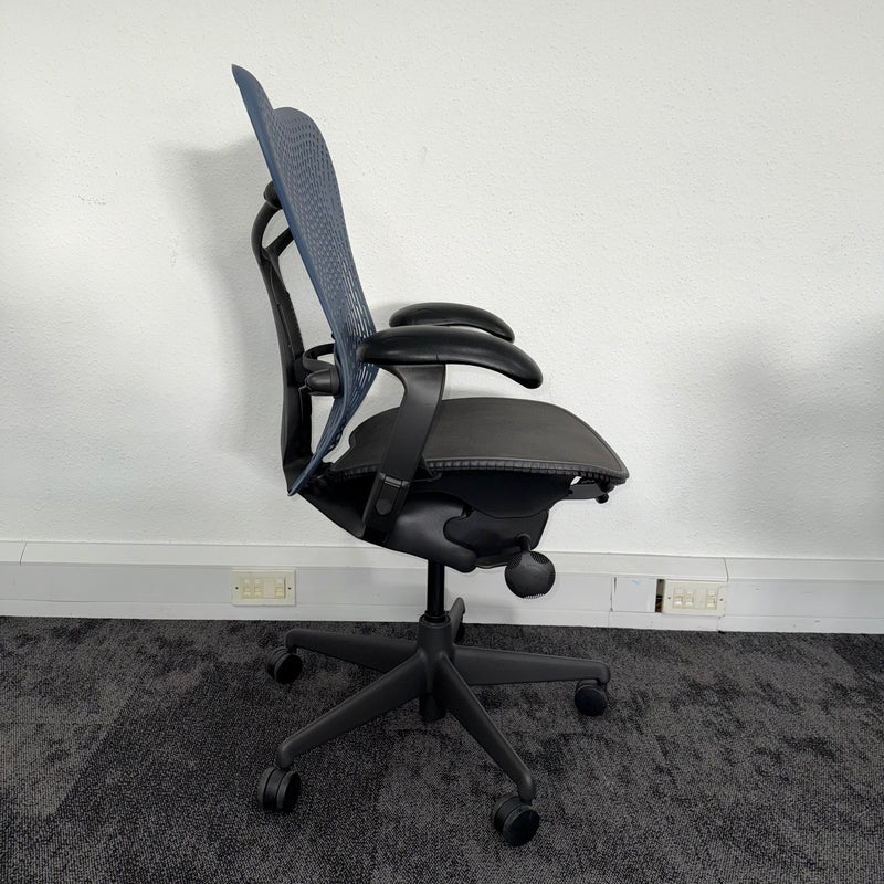 Used Herman Miller Mirra Full Spec - Black + Blue