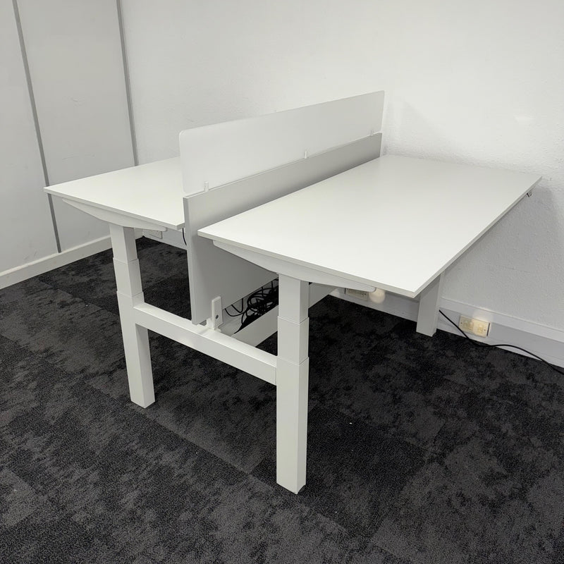 Used Steelcase Migration Electric Height Adjustable Bench Desk