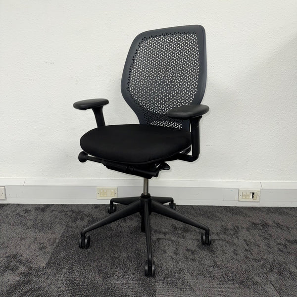 Reupholstered Orangebox Ara Task Chair