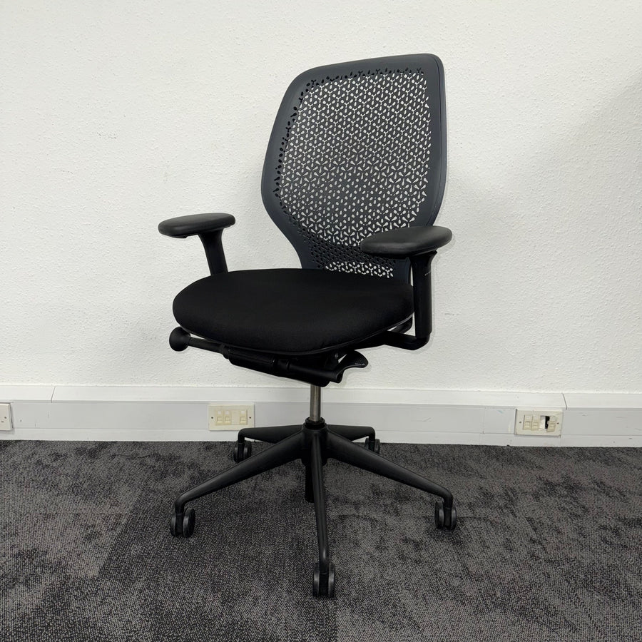 Reupholstered Orangebox Ara Task Chair