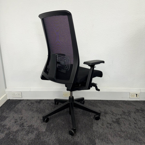 Used Haworth Very Black Mesh Task Chair