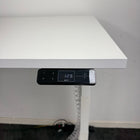 Used Steelcase Migration Height Adjustable Desk with Cable Tray and Modesty Panel