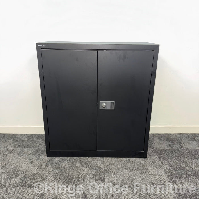 New Canceled Order Bisley Black Cupboard With Lock And Keys