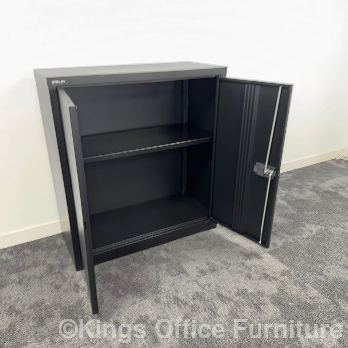 New Canceled Order Bisley Black Cupboard With Lock And Keys