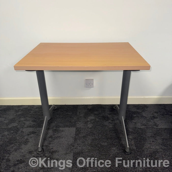 Used Beech Space Saving Desks 800X600