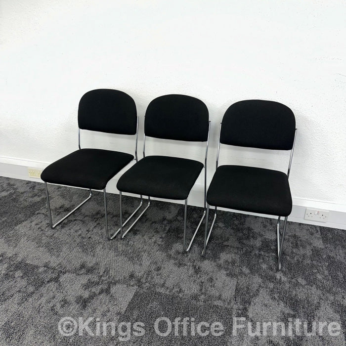 Used Black Meeting Chairs